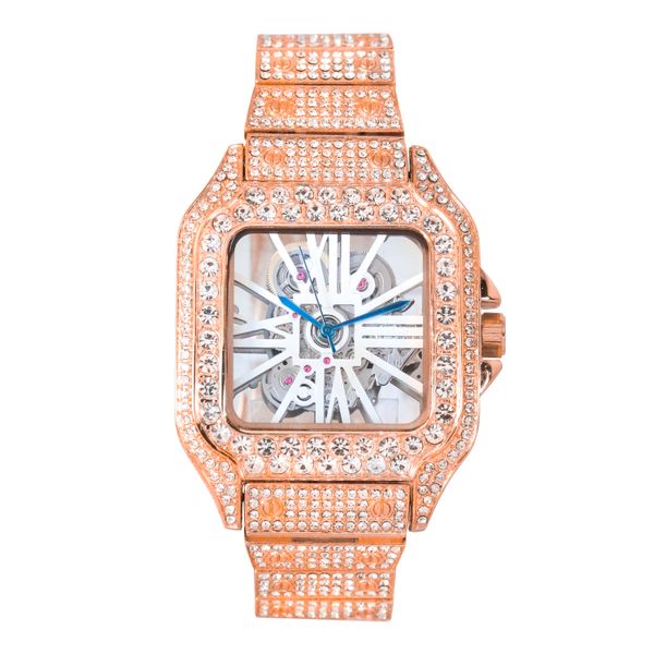 Urban Iced Out Square Watch  - 10132-MB