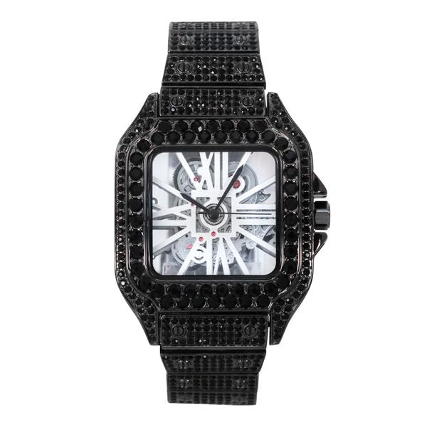 Urban Iced Out Square Watch  - 10132-MB