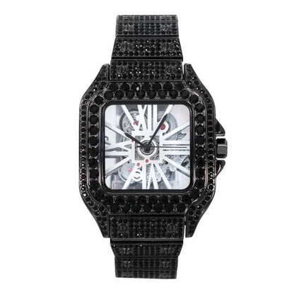 Urban Iced Out Square Watch  - 10132-MB