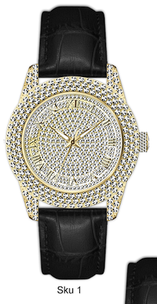 Urban Leather Band Watch - 10381A-LB