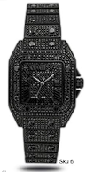 Urban Square Metal Band Watch - 9203A-MB