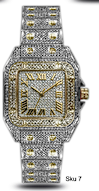 Urban Square Metal Band Watch - 9203A-MB