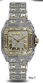 Urban Square Metal Band Watch - 9203A-MB