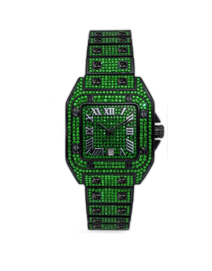 Urban Square Metal Band Watch - 9203A-MB
