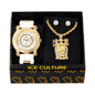 Watch and Jesus is king Necklace with Earrings Gift Set - W1K-104