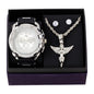 Watch and Angel Necklace with Earrings Gift Set - W1K-109