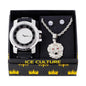 Watch and Lion Necklace with Earrings Gift Set - W1K-115