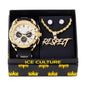 Watch and RESPECT Necklace with Earrings Gift Set - W1K-121