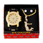 Watch and Basket ball Necklace with Earrings Gift Set - W1K-139