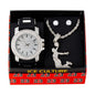 Watch and Basket ball Necklace with Earrings Gift Set - W1K-139