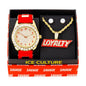 Watch and Loyalty Necklace with Earrings Gift Set - W1K-146