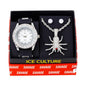 Watch and Spider Necklace with Earrings Gift Set - W1K-153