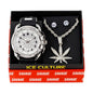 Watch and Necklace with Earrings Gift Set - W1K-154