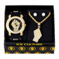 Watch and Fist Necklace with Earrings Gift Set - W1K-171