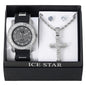 Watch and Cross Necklace with Earrings Gift Set - W1K2-102