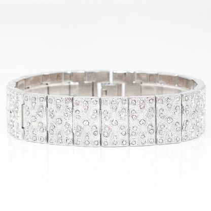 20mm Iced Nugget Bracelet - HBR-121