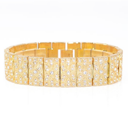 20mm Iced Nugget Bracelet - HBR-121