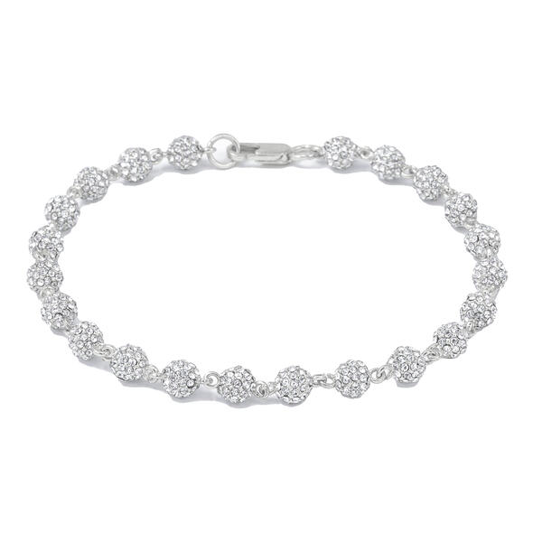 Men's 6mm Iced Out Ball Chain Bracelet - HSCH-160-B