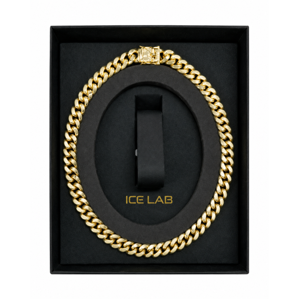Gold-tone Cuban chain in gift box WCH-206