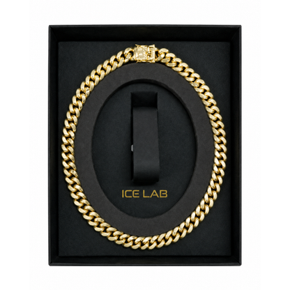 Gold-tone Cuban chain in gift box WCH-206