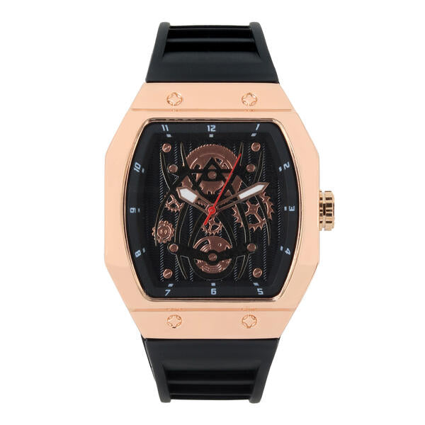 Iced Out 41mm Tonneau Watch - 9890-SB