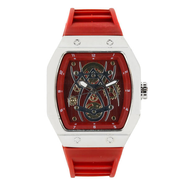 Iced Out 41mm Tonneau Watch - 9890-SB