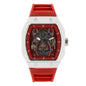 Iced Out 41mm Tonneau Watch - 9890-SB