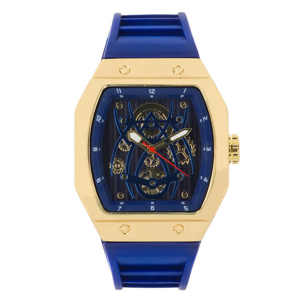 Iced Out 41mm Tonneau Watch - 9890-SB