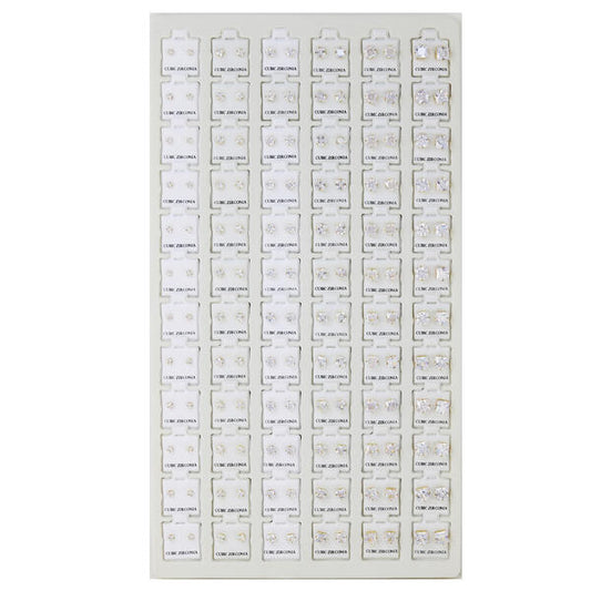 Stud Earrings Tray - HET-007 Gold